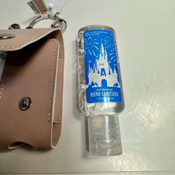 NWT. Disney Cinderella Castle Magical Place Sanitizer 1oz Keychain bag charm. - Picture 12 of 14